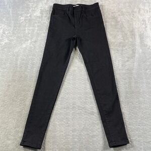 Levis Jeans 720 Womens 27x28 Black High Rise Super Skinny